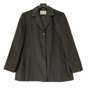 Vintage Lord & Taylor Wool Cashmere Jacket Blazer Sz 4 Old Money Minimalist